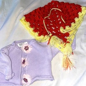 Sweater and Handmade Cape
